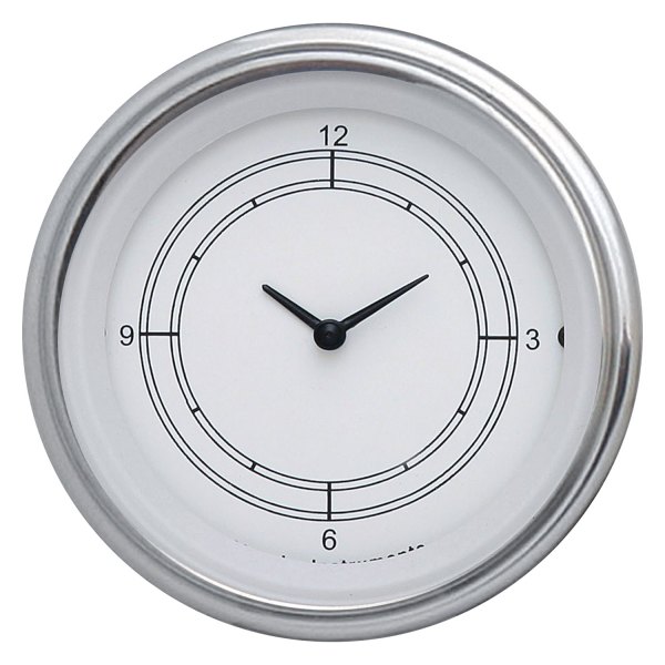 Classic Instruments® - Classic White Series 3-3/8" Clock
