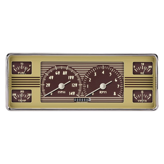 Classic Instruments® - OE Style 6-in-1 Cluster Direct Fit Gauge Kit, 140 MPH, 8,000 RPM