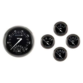 Classic Instruments® - Hot Rod Series 4-5/8" Direct Fit 5-Gauge Set