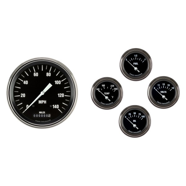 Classic Instruments® - Hot Rod Series Direct Fit Gauge Kit