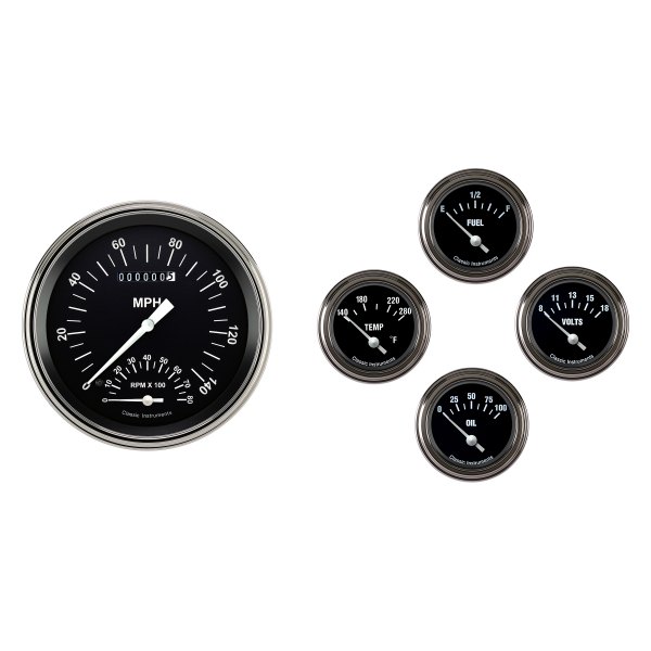 Classic Instruments® - Hot Rod Series Direct Fit Gauge Kit