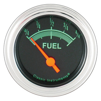 Classic Instruments® - G-Stock Series 2-1/8" Fuel Level Gauge, 240-33