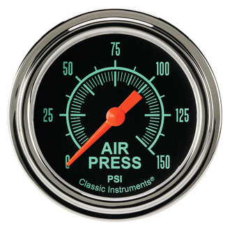 Classic Instruments® - G-Stock Series Air Pressure Gauge, 150 psi