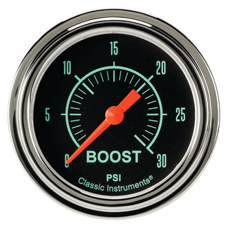Classic Instruments® - G-Stock Series Boost Gauge