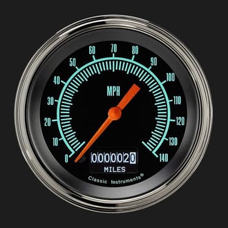 Classic Instruments® - G-Stock Series 3-3/8" Speedometer, 140 MPH