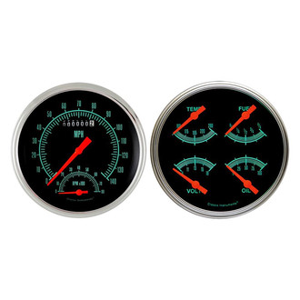 Classic Instruments® - G-Stock Series Custom 2-Gauge Set, 140 MPH
