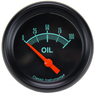 Classic Instruments® - G-Stock Series 2-1/8" Oil Pressure Gauge, 100 psi
