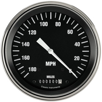 Classic Instruments® - Hot Rod Series 4-5/8" Speedometer, 180 MPH