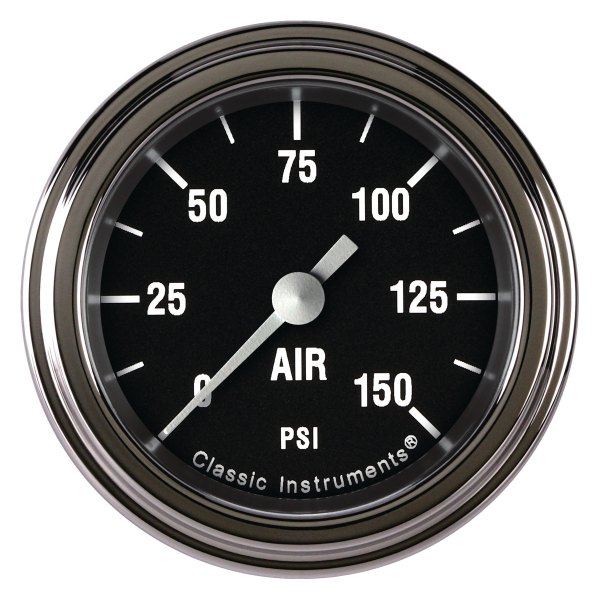 Classic Instruments® - Hot Rod Series 2-1/8" Air Pressure Gauge, 150 psi