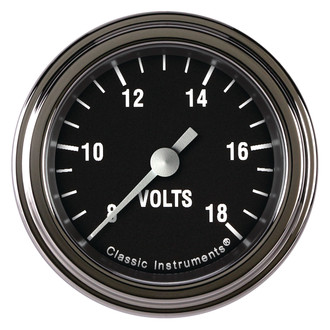 Classic Instruments® - Hot Rod Series 2-1/8" Voltmeter, 8-18 V