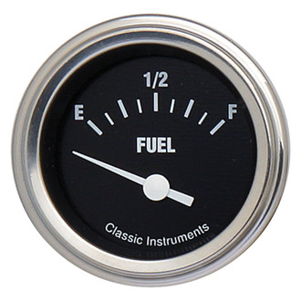 Classic Instruments® - Hot Rod Series 2-1/8" Fuel Level Gauge, 0-30