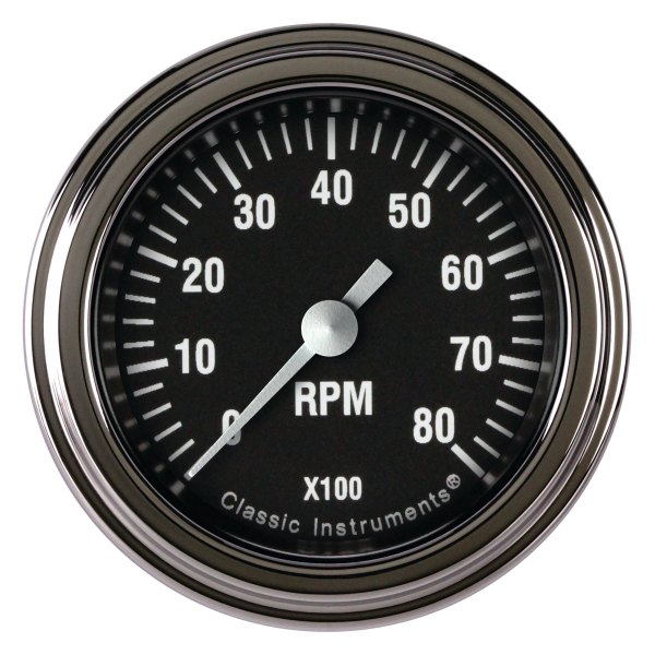 Classic Instruments® - Hot Rod Series 2-1/8" Tachometer, 8,000 RPM