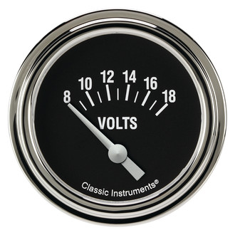Classic Instruments® - Hot Rod Series 2-5/8" Voltmeter, 8-18 V
