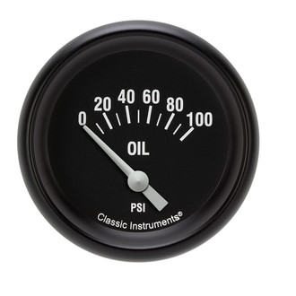 Classic Instruments® - Hot Rod Series 2-5/8" Oil Pressure Gauge, 100 psi