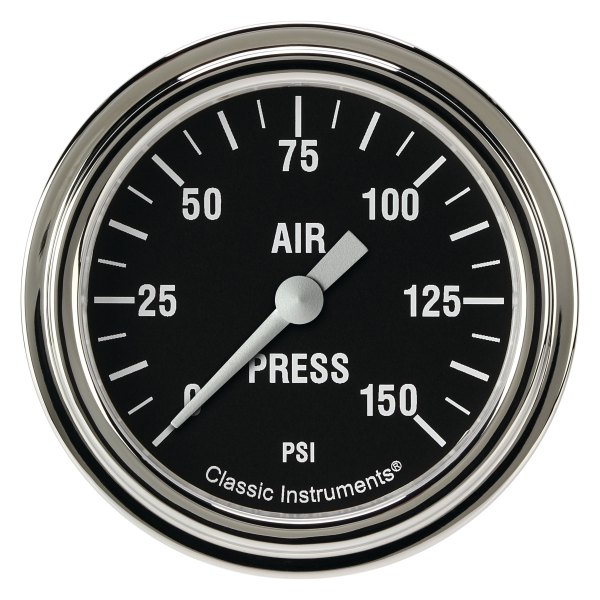 Classic Instruments® - Hot Rod Series 2-5/8" Air Pressure Gauge, 150 psi