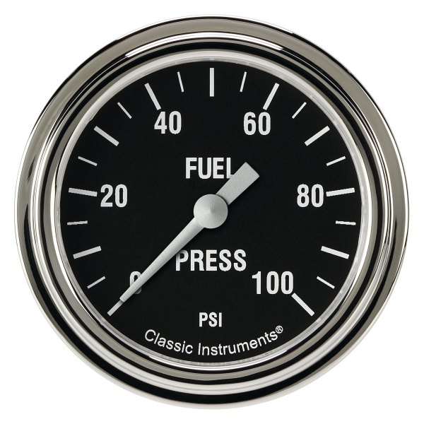 Classic Instruments® - Hot Rod Series 2-5/8" Fuel Pressure Gauge, 100 psi