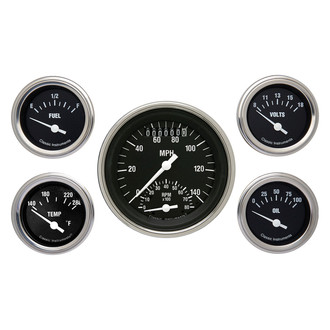 Classic Instruments® - Hot Rod Series 3-3/8" Custom 5-Gauge Set