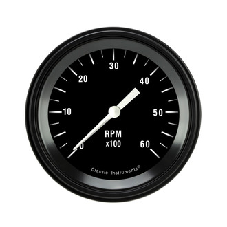Classic Instruments® - Hot Rod Series 3-3/8" Tachometer, 6,000 RPM