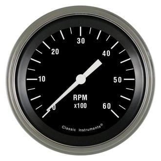 Classic Instruments® - Hot Rod Series 3-3/8" Tachometer, 6,000 RPM