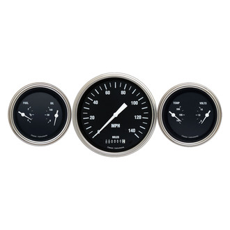 Classic Instruments® - Hot Rod Series 4-5/8" Custom 3-Gauge Set