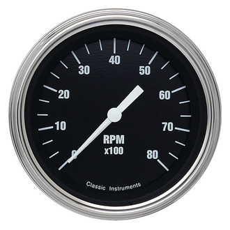 Classic Instruments® - Hot Rod Series 3-3/8" Tachometer, 8,000 RPM