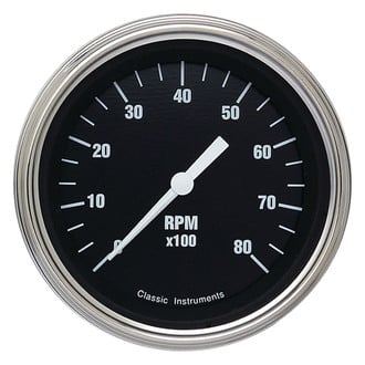 Classic Instruments® - Hot Rod Series 3-3/8" Tachometer, 8,000 RPM