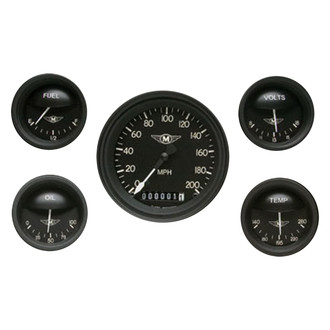 Classic Instruments® - Moal Bomber Series Custom 5-Gauge Set