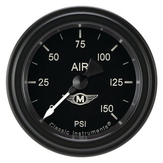 Classic Instruments® - Moal Bomber Series Air Pressure Gauge, 150 psi