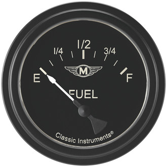 Classic Instruments® - Moal Bomber Series 2-5/8" Fuel Level Gauge, 0-90