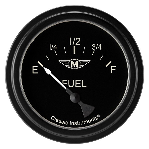 Classic Instruments® - Moal Bomber Series 2-5/8" Fuel Level Gauge, 0-90