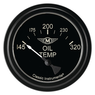 Classic Instruments® - Moal Bomber Series Oil Temperature Gauge