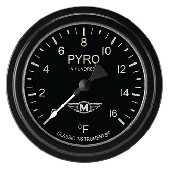 Classic Instruments® - Moal Bomber Series Pyrometer Gauge
