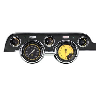 Classic Instruments® - AutoCross Yellow Series Direct Fit Gauge Kit