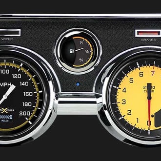 Classic Instruments® - AutoCross Series 4-5/8" Direct Fit 5-Gauge Set