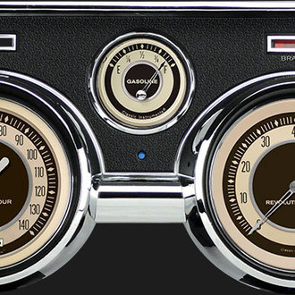Classic Instruments® - Nostalgia VT Series 4-5/8" Direct Fit 5-Gauge Set