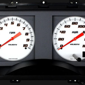Classic Instruments® - Velocity White Series Direct Fit Gauge Kit