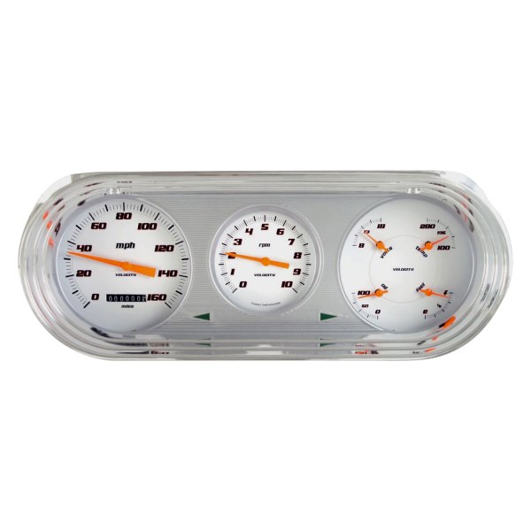 Classic Instruments® NO63VSW Velocity White Series Direct Fit Gauge Kit