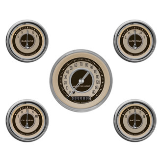 Classic Instruments® - Nostalgia VT Series 3-3/8" Custom 5-Gauge Set