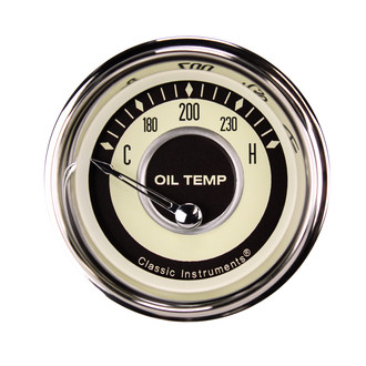 Classic Instruments® - Nostalgia VT Series 2-1/8" Oil Temperature Gauge