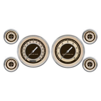 Classic Instruments® NT51SLC - Nostalgia VT Series 4-5/8" Custom 6-Gauge Set