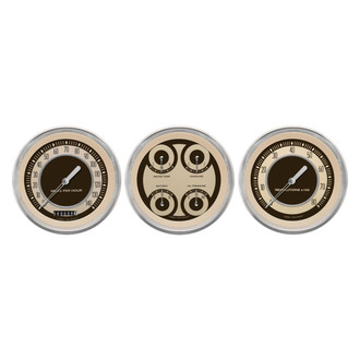 Classic Instruments® - Nostalgia VT Series 4-5/8" Custom 3-Gauge Set