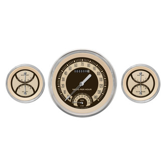 Classic Instruments® - Nostalgia VT Series 4-5/8" Custom 3-Gauge Set