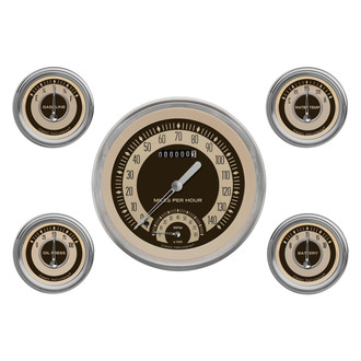 Classic Instruments® - Nostalgia VT Series 4-5/8" Custom 5-Gauge Set