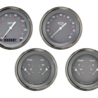 Classic Instruments® - SG Series 3-3/8" Custom 4-Gauge Set