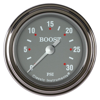 Classic Instruments® - SG Series 2-1/8" Boost Gauge, 30 psi