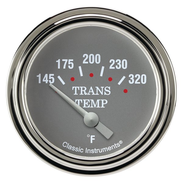 Classic Instruments® - Silver Gray Series 2-5/8" Transmission Temperature Gauge