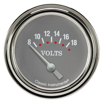 Classic Instruments® - SG Series 2-5/8" Voltmeter, 8-18 V