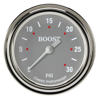 Classic Instruments® - SG Series 2-5/8" Boost Gauge, 30 psi