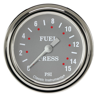 Classic Instruments® - SG Series 2-5/8" Fuel Pressure Gauge, 15 psi
