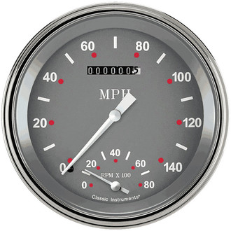 Classic Instruments® - SG Series 4-5/8" Speedtachular, 140 MPH, 8,000 RPM
